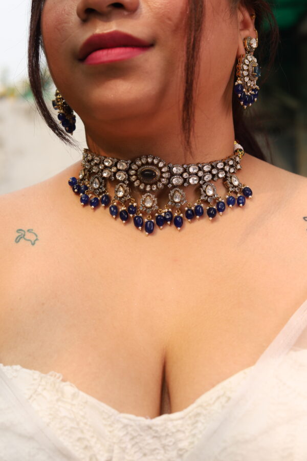 Polki Imperial (Blue)